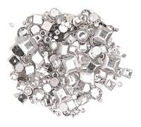 Rico Design Strass Mix Kreis und Quadrat transparent ca. 800 Stück