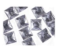 Rico Design Strass Quadrat transparent ca. 25 Stück