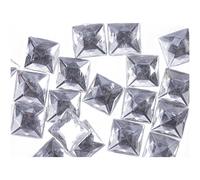 Rico Design Strass Quadrat transparent ca. 50 Stück