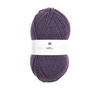 Rico Design Strickgarn Creative Soft Wool Aran - 100 g Farbe: 031 Violett Pflaume