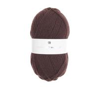 Rico Design Strickgarn Creative Soft Wool Aran - 100 g Farbe: 032 Braun Mokka