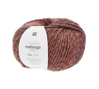 Rico Design Strickwolle Creative Melange Chunky – 5x50 g (0,25 kg) Sundown Nr. 076 – 24 Farben