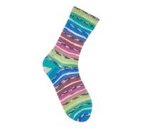 Rico Design Superba Bamboo Strickwolle 4-fädig 100g 420m Nadelstärke 2-3 für Socken Ganzjährig Waschbar 40°C 50% Schurwolle 25% Polyamid 25% Viskose Farbe 059