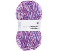 Rico Design Superba Bamboo superwash Blau-Lila Mix
