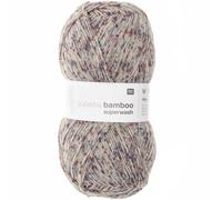 Rico Design Superba Bamboo superwash Konfetti Grau
