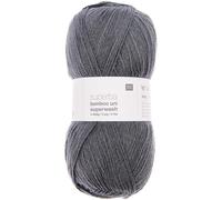 Rico Design Superba Bamboo Uni 4fädig Mittelgrau