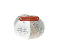 Rico Design SUPERBA CASHMERI LUXURY SOCKS 4-FÄDIG 28 HAFERFLOCKE Premium Wolle 100g Luxuriöses Kaschmir Sockengarn für besonders weiche Strickprojekte Freizeit Geschenkidee mit mySearose Label
