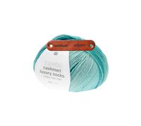 Rico Design SUPERBA CASHMERI LUXURY SOCKS 4-FÄDIG 30 AQUA Premium Wolle 100g Luxuriöses Kaschmir Sockengarn für besonders weiche Strickprojekte Freizeit Geschenkidee mit mySearose Label