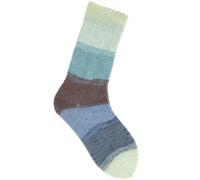 Rico Design SUPERBA CASHMERI LUXURY SOCKS 4-FÄDIG 35 BAY BLUES Premium Wolle 5 x 100g Luxuriöses Kaschmir Sockengarn für besonders weiche Strickprojekte Freizeit Geschenkidee mit mySearose Label