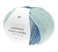 Rico Design Superba Cashmeri Luxus-Socken, 4-fädig, 100 g, weich und luxuriös, für Ihre Füße