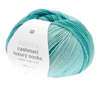 Rico Design Superba Cashmeri Luxus-Sockenwolle, 4 Fäden, 100 g, weich und luxuriös für Ihre Füße