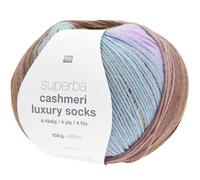 Rico Design Superba Cashmeri Luxury Socks 4fädig Autumn Shades