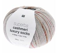 Rico Design Superba Cashmeri Luxury Socks 4fädig Beere