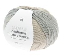 Rico Design Superba Cashmeri Luxus-Socken, 4-fädig, 100 g, weich und luxuriös, für Ihre Füße