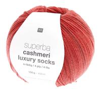 Rico Design Superba Cashmeri Luxury Socks 4fädig Kirsche