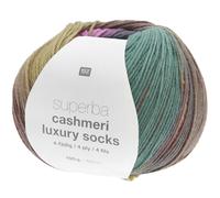 Superba Cashmeri Luxury Socks Sockenwolle, 4-fädig, 100 g. Rico Design