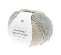 Rico Design Superba Cashmeri Luxus-Socken, 4-fädig, 100 g, weich und luxuriös, für Ihre Füße