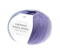 Rico Design Superba Cashmeri Luxus-Socken, 4-fädig, 100 g, weich und luxuriös, für Ihre Füße