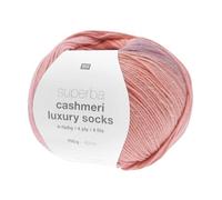Rico Design Superba Cashmeri Luxus-Socken, 4-fädig, 100 g, weich und luxuriös, für Ihre Füße