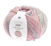Rico Design 150g Superba Easy - Farbe: 003 - spring - Das 8-fädige Sockengarn Superba Easy zeichnet sich durch eine Streifenoptik aus.
