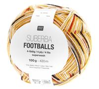 Rico Design Superba Footballs 4fädig Senf-Rot
