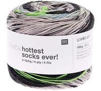 Rico Design Superba Hottest Socks Ever Sockenwolle 4-fädig 100g 265m Schurwolle Stripes