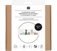 RICO-Design tap Stickpackung Gezählter Kreuzstich, Band Krippe für Metallring