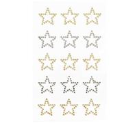 RICO-Design tap Strass-Sticker Sterne, 15 Stück