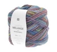 Rico Design Wollknäuel, 200 g, Mehrfarbig, Wolle, Polyacryl (51%, 49%), Garn, Wolle, Aran Wonderball