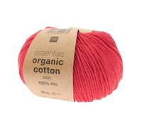 Rico Essentials Bio-Baumwolle Aran 028 Erdbeere