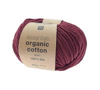 Essentials Organic Cotton aran 29 weinrot