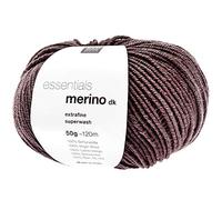 Rico Design Essentials Merino dk 50g 120m dunkellila