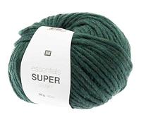 Rico essentials Super Chunky Wolle 50g ~ 80m, Farbe 15 alge, dicke Wolle Stricken Häkeln Nadelstärke 7 mm