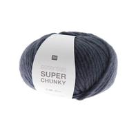 Rico essentials Super Chunky Wolle 50g ~ 80m, Farbe 5 marine, dicke Wolle Stricken Häkeln Nadelstärke 7 mm