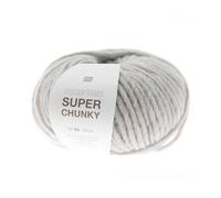 Rico essentials Super Chunky Wolle 50g ~ 80m, Farbe 9 grau, dicke Wolle Stricken Häkeln Nadelstärke 7 mm