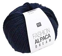 Rico Fashion Alpaca Dream, Fb. 7 - pfau, Mischung aus Merinowolle und Alpaka Wolle Nadelstärke 8mm
