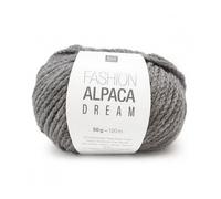 Rico Fashion Alpaca Dream, Fb. 8 - Grau, Mischung aus Merinowolle und Alpaka Wolle Nadelstärke 8mm