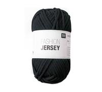 Rico Fashion Jersey - Yarn - Baumwolle - Schwarz - Textilien/Yarn