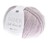 Rico Fashion Silk blend dk, edles Garn aus Seide und Baumwolle zum Stricken und Häkeln, Strickgarn, Häkelwolle Nadelstärke 5 mm, 45% Seide 45% Cotton 10% Polyamid (25)