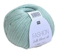 Rico Fashion Silk blend dk, edles Garn aus Seide und Baumwolle zum Stricken und Häkeln, Strickgarn, Häkelwolle Nadelstärke 5 mm, 45% Seide 45% Cotton 10% Polyamid (10)