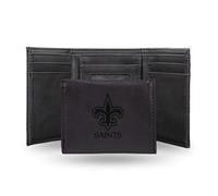 Rico Industries Lasergravierte dreifach gefaltete Brieftasche New Orleans Saints, 8,3 x 10,2 cm