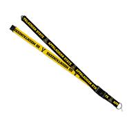 Rico Industries NCAA Appalachian State Mountaineers Schwarz und Gelb 18"""" x 1"""" Premium Unisex-Erwachsene Sicherheits-Lanyard mit Sollbruchstelle