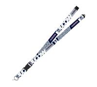 Rico Industries NCAA Connecticut Huskies UCONN 19"" x 1"" Premium Sicherheits-Lanyard f r Erwachsene, Unisex, mit Sollbruchstelle, Flash
