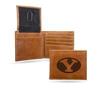 Rico Industries NCAA Laser Engraved Billfold Wallet, BYU Cougars