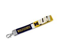 Rico Industries NCAA Michigan Wolverines Handgelenk-Schlusselband, niedlicher Schlusselanhanger mit Armband, fur Damen und Herren, Autoschlussel,