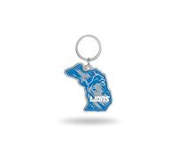 Rico Industries NFL Detroit Lions State Shape Schlüsselanhänger