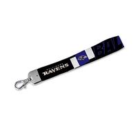 Rico Industries NFL Football Baltimore Ravens Handgelenk-Schlüsselband, niedlicher Handgelenkriemen, Schlüsselanhängerhalter für Damen und Herren, Autoschlüssel, Ausweise, Karten, Geldbörse, Telefon,