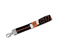 Rico Industries NFL Football Cincinnati Bengals Standard-Handgelenk-Schlüsselband, niedlicher Handgelenkriemen, Schlüsselanhänger für Damen und Herren, Autoschlüssel, Ausweise, Karte, Geldbörse