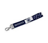 Rico Industries NFL Football Dallas Cowboys Handgelenk-Schlüsselband, niedlicher Handgelenkriemen, Schlüsselanhängerhalter für Damen und Herren, Autoschlüssel, Ausweise, Karten, Geldbörse, Telefon,