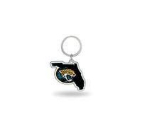 Rico Industries NFL Football Jacksonville Jaguars State Shape Schlüsselanhänger 5,1 x 7,6 cm
